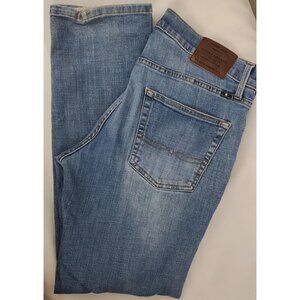 Lucky Brand Mens 221 Straight Jeans 34x32 & Levis Mens Mid-Rise Bootcut Jeans